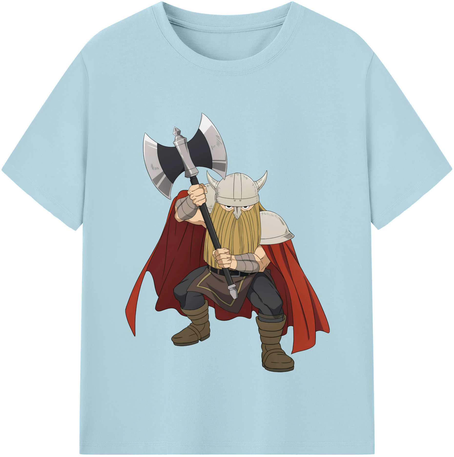 （画像用） 葬送のフリーレン Frieren 綿100％半袖Tシャツ（フロントプリント）